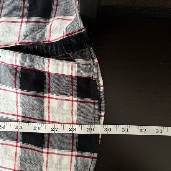 Catherines Shirt Womens Sz 1x Plaid Flannel Button Up 3/4 Sleeve Casual Country - Picture 11 of 11